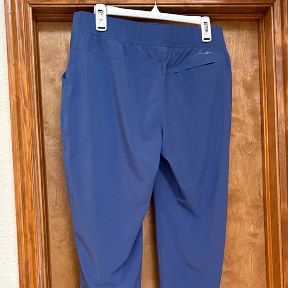 Women's Eddie Bauer Departure Ankle Pants in Bluebird, Size MP - Picture 5 of 9